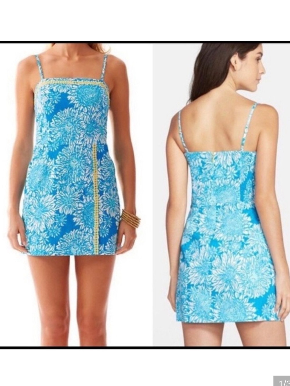 Lilly Pulitzer Ariel Blue Print Jesse Romper Lion In The Sun Playsuit
